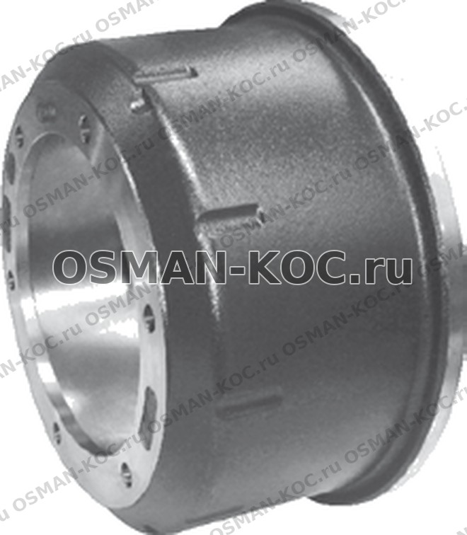Барабан тормозной Jumbo OSMAN KOÇ OK-KA, ось 17.5″