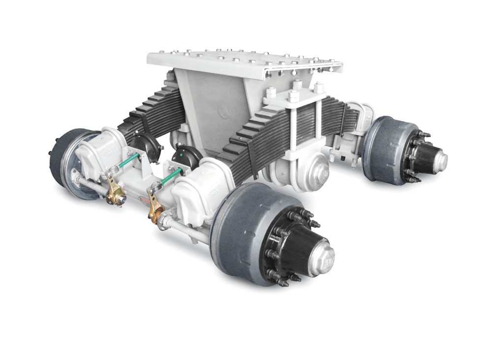 Ось W-Bogie «обратная рессора» 10 шпилек