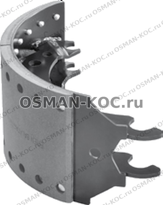 Колодка тормозная Jumbo OSMAN KOÇ, ось 17.5″